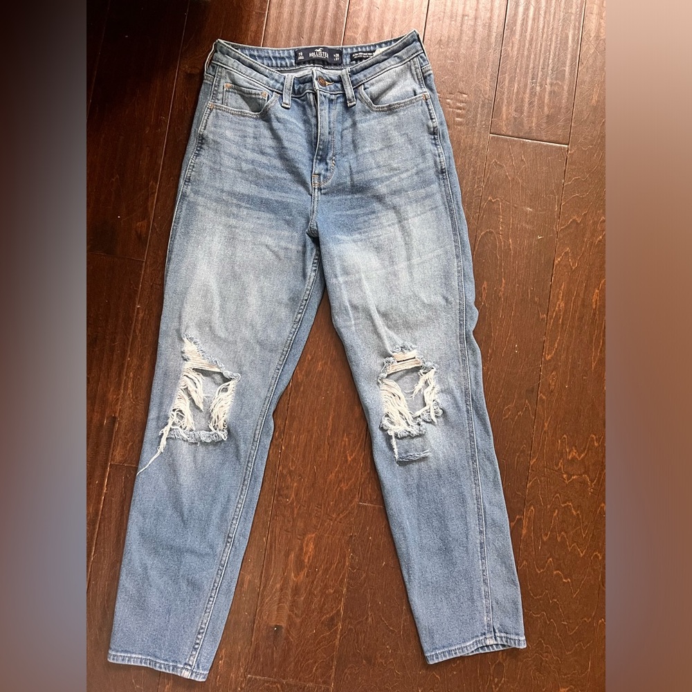Hollister Light Blue High Rise Women Jeans